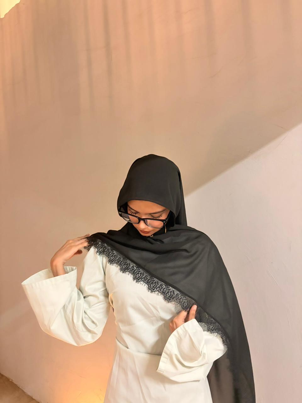 lace hijab