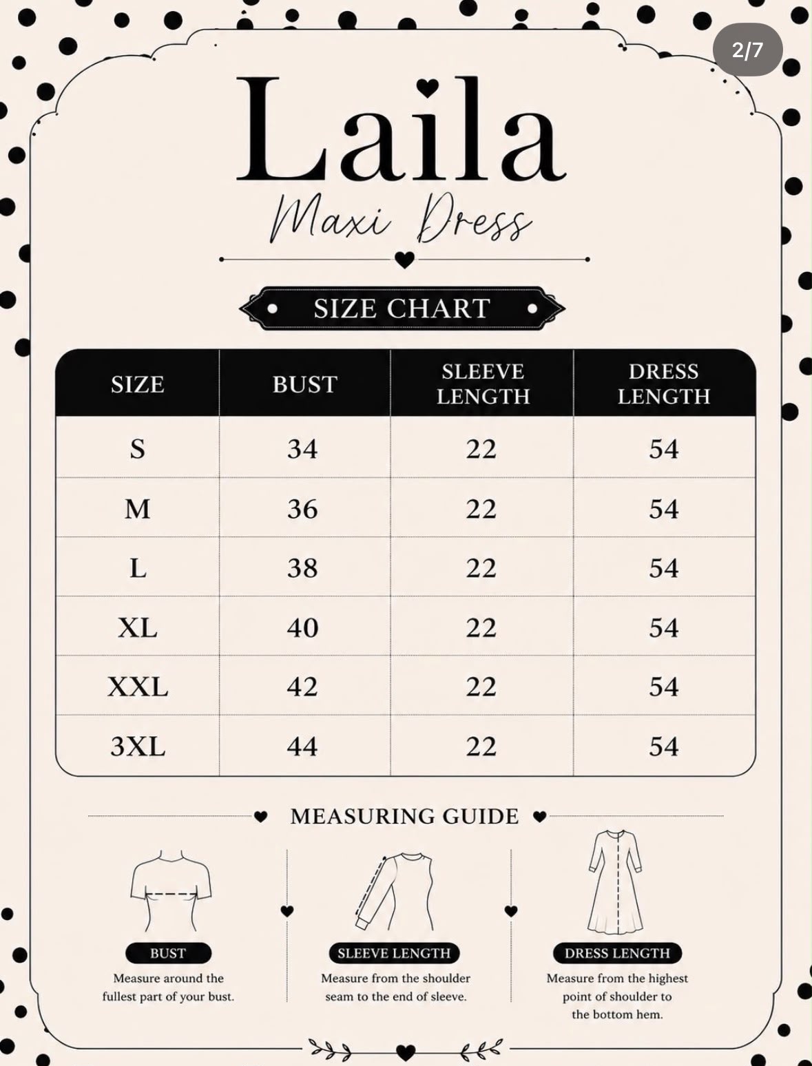 Laila maxi dress